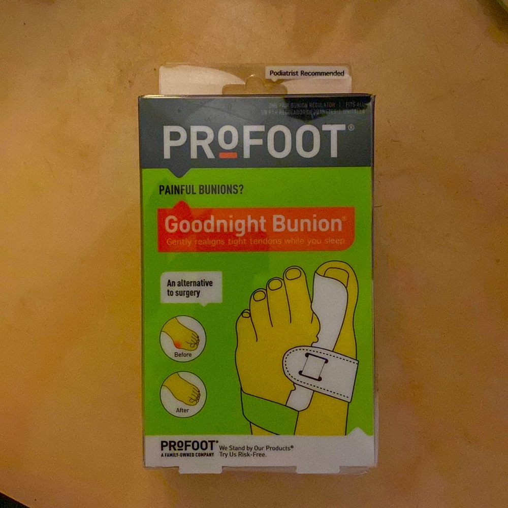 NWT PROFOOT Goodnight Bunion Regulator, 1 Pair